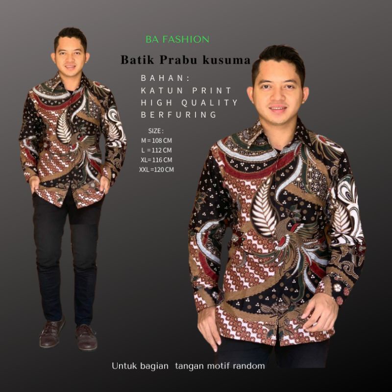 Baju kemeja Batik SOLO pria modern terbaru ori solo