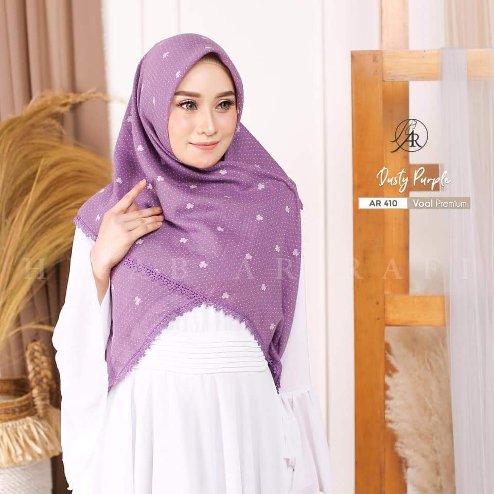 AR 410 Segi Empat (Original Hijab Arrafi)