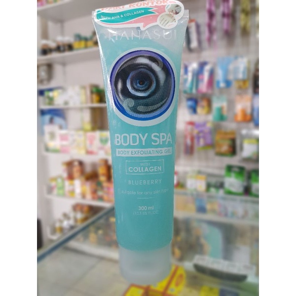 Hanasui Body SPA Blueberry 300 ml / Scrub Hanasui