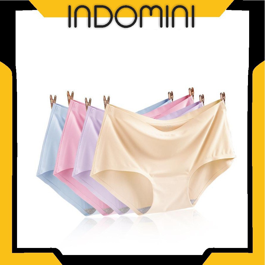 INDOMINI  Celana Dalam Wanita Pakaian Pants Seamless CD / Underwear Perempuan Anak Import Murah B029