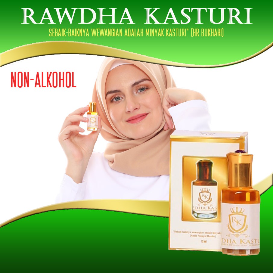 Minyak Kasturi Rawdha - Parfum Perindu Surga Rawdha Kasturi