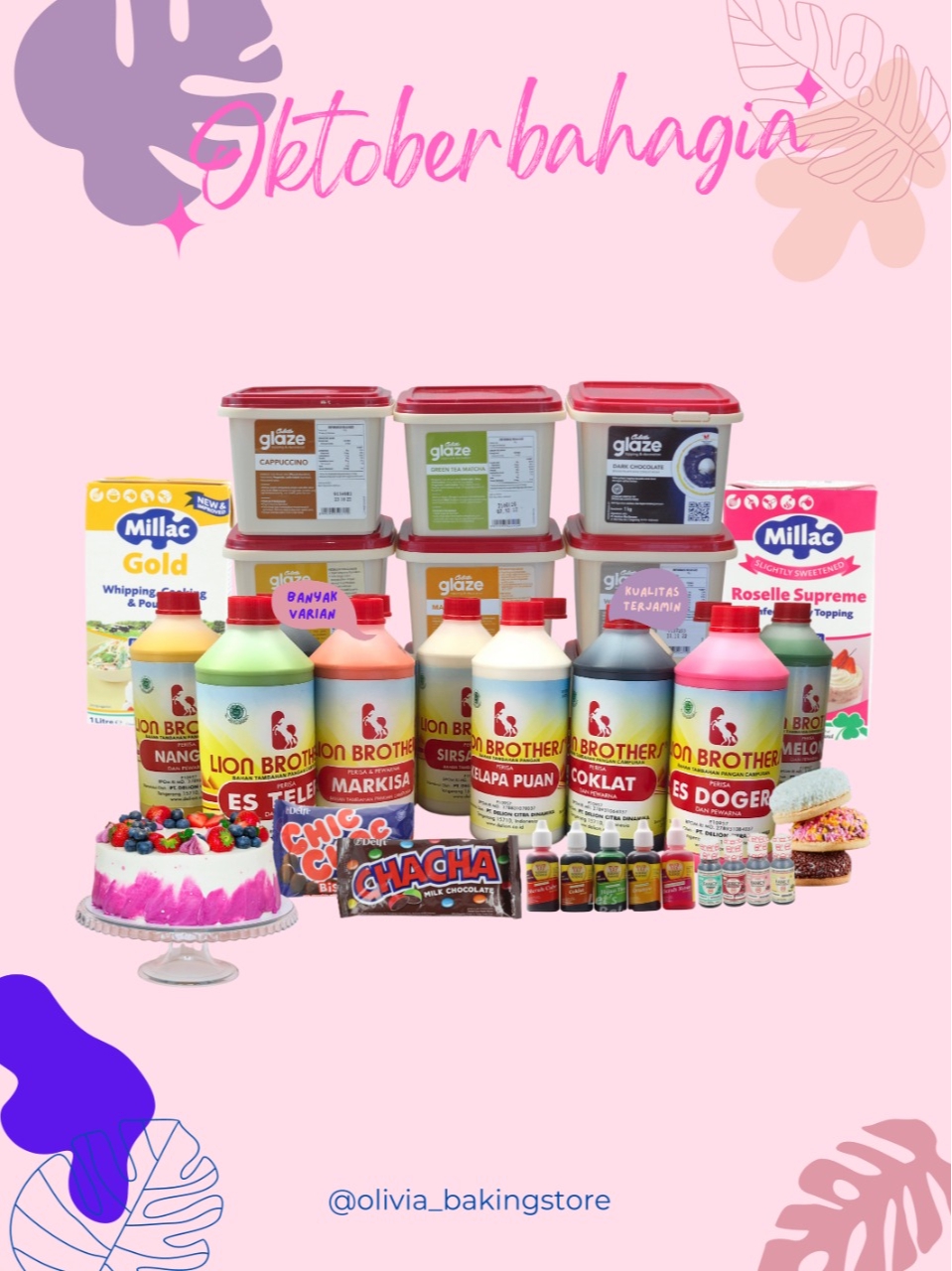Produk Olivia Baking Store Shopee Indonesia