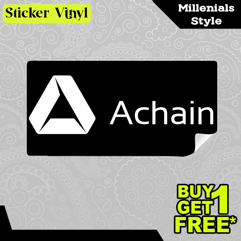 

Stiker Sticker Achain ACT Token Crypto Logo Bisnis Uang Digital Aesthetic Bahan Vinyl Satuan Anti Air