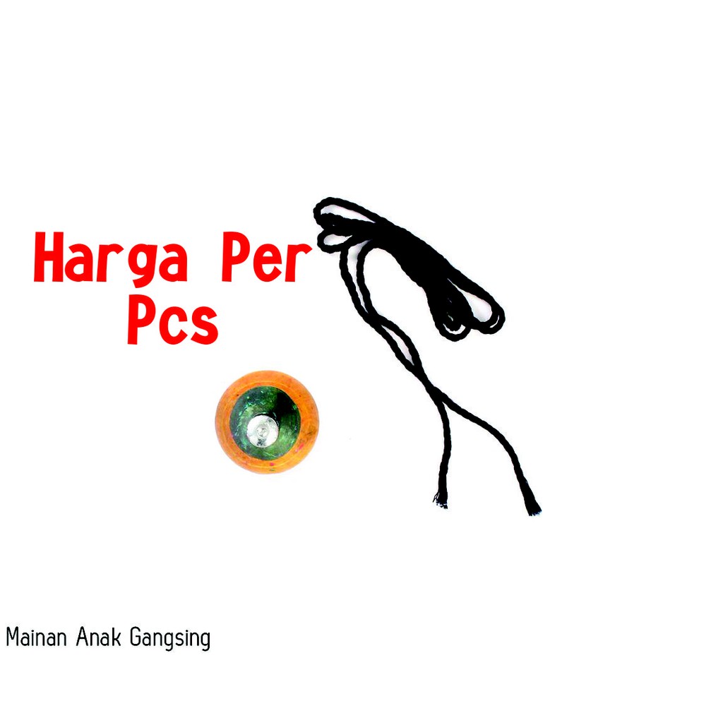 Gangsing Kayu Mainan Anak Gangsing Mainan Edukasi