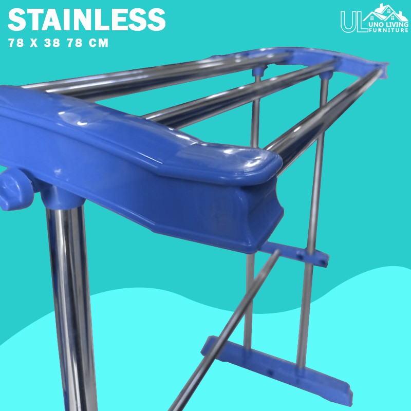 RAK/JEMURAN HANDUK DAN PAKAIAN JEMURAN STAINLESS TERMURAH CLOTHES RACK JEMURAN HANDUK BESI