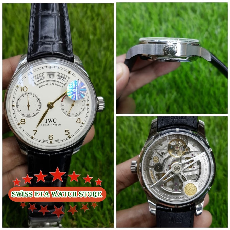 

Best Seller Portuguese Real Working Annual Calendar YLF White Dial Best Clone 1:1 Garansi 1 th