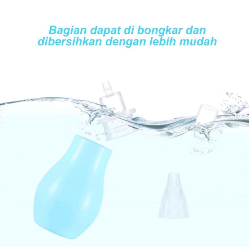 ALAT SEDOT INGUS BAYI AMAN BAHAN SILIKON PREMIUM LEMBUT NASAL ASPIRATOR PENYEDOT INGUS