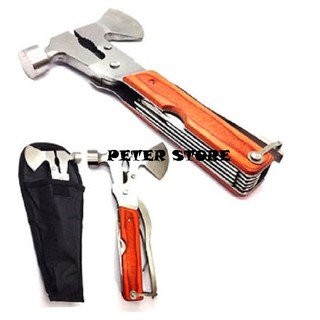 PALU KAMPAK MULTIFUNGSI 8 IN 1 TOOLS OUTDOOR BERKUALITAS | Shopee Indonesia