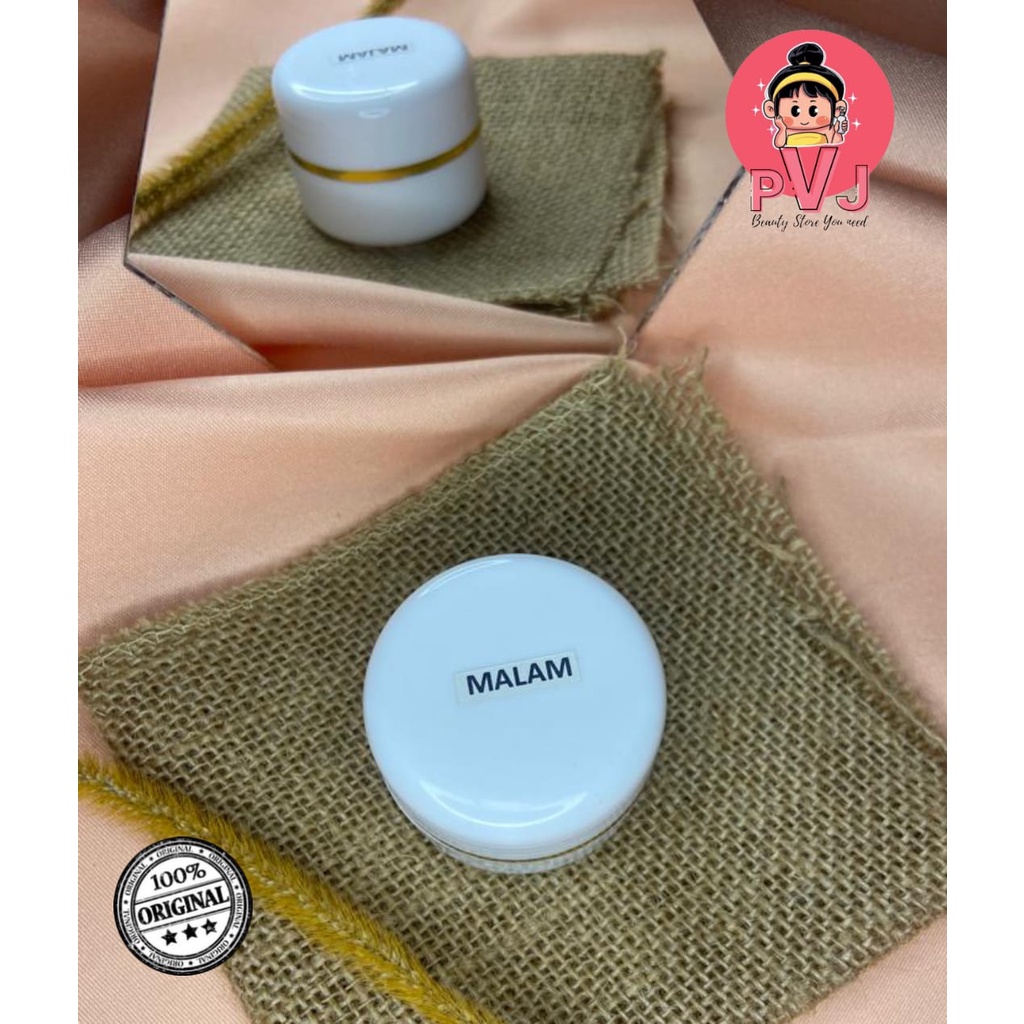 KRIM MALAM HN 15gr ORIGINAL PUTIH GADING TIDAK LENGKET / PENCERAH WAJAH