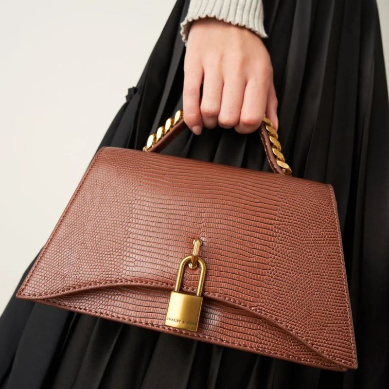 12.12 SALE | CK Padlock Trapeze Bag