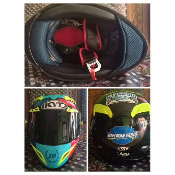 KYT C5 RACE CARBON LIMITED helm kyt RARE mulus kinclong wangi Helm balap KYT legendaris, helm roadra