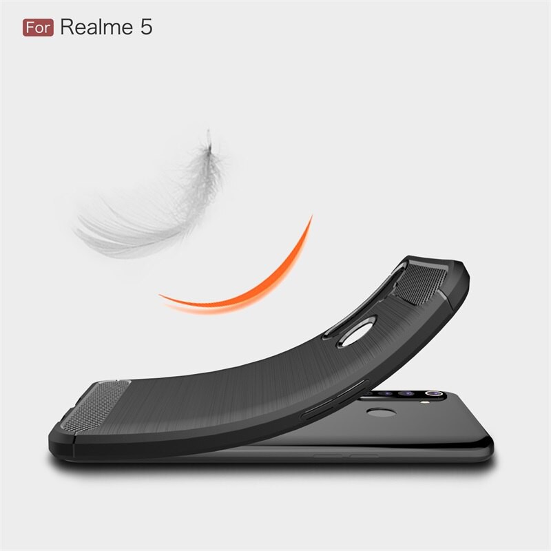 Case Ipaky Carbon Realme 5/5i/5S Ultra Slim Ipkay Carbon Premium Softcase