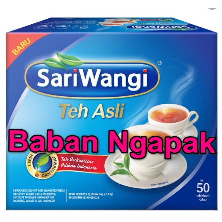 

Sariwangi Teh Asli Isi 50 Kantong Celup