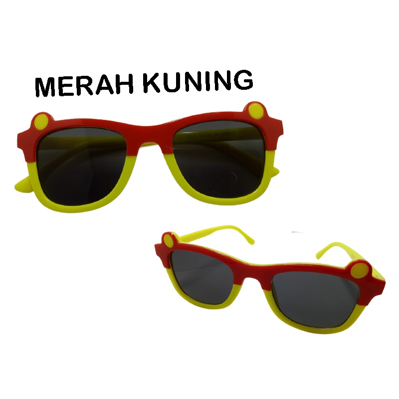 Kacamata Anak Bulat Anti UV Style Korea Kacamata Hitam Anak Retro Boboho Cewek Cowok Laki Perempuan KidsSunglasses Classic Sunnies