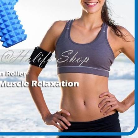 ➵ Rumble Roller Foam Yoga - Massage Foam Roller - Tipe A ☚