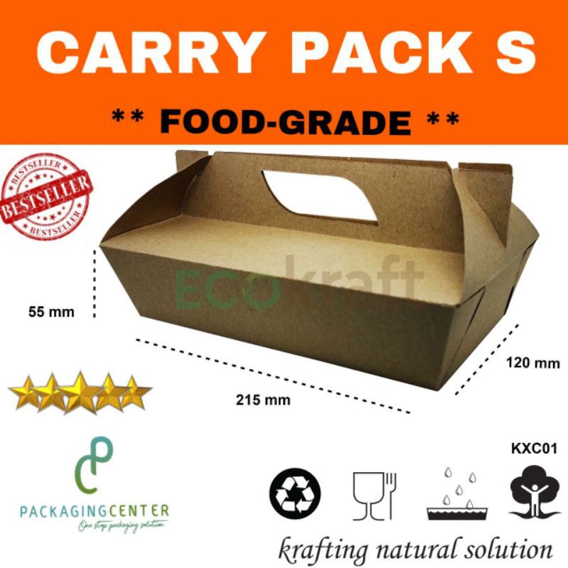 

Box Carry Pack S | Box Jinjing Kraft uk S | Gable Box uk S