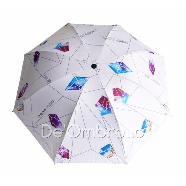 (513)De'Ombrello! Payung Fancy Motif Diamond Anti UV