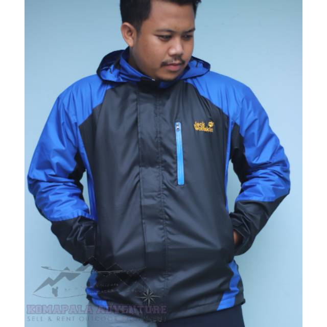 Jaket gunung outdoor hiking waterproof windproof jackwolfskin jws