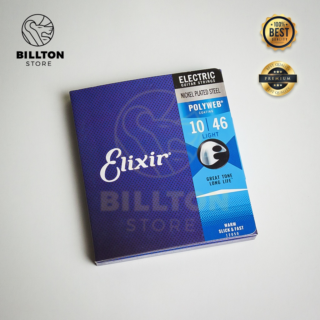 Senar Gitar Elektrik Elixir Polyweb Nickel Plated Steel Guitar Strings