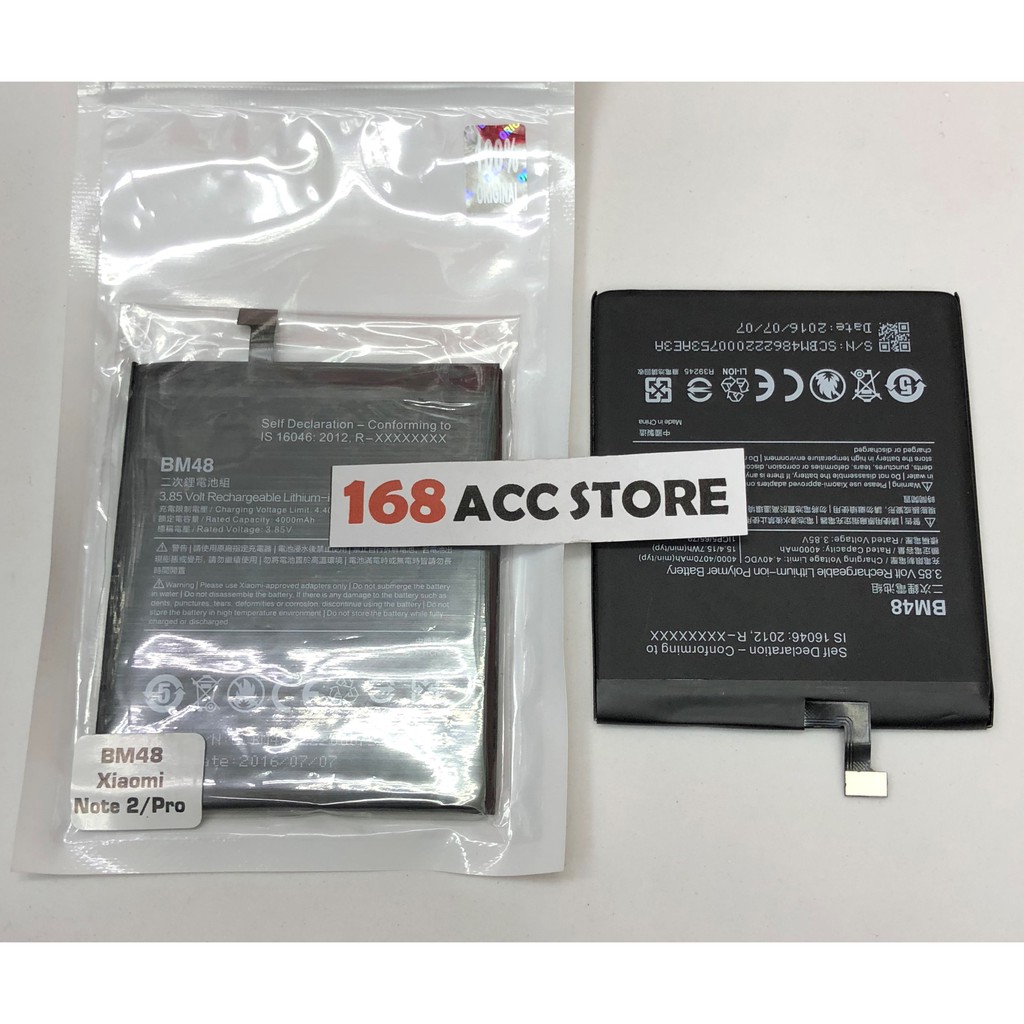 BATERAI XIOAMI MI NOTE 2 / BATERAI XIAOMI BM48 ORI