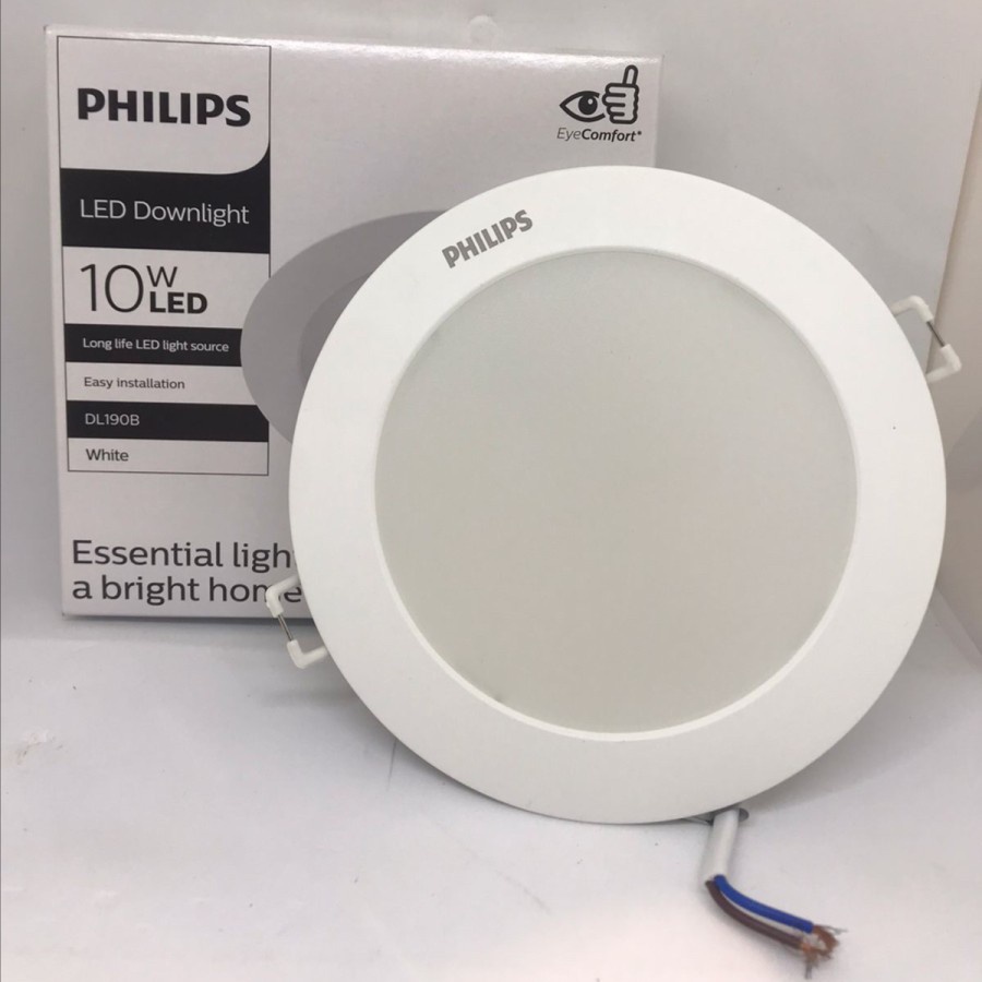 Promo Philips LED Downlight DL190B  Eridani 10w 10 Watt 5&quot; (Putih)