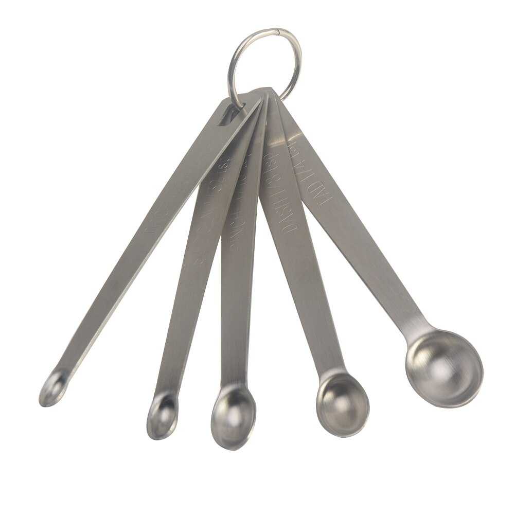 (BISA COD) RVOSTR Houseen Sendok Takar Teh Stainless Steel Measuring Spoon 5 PCS - S301