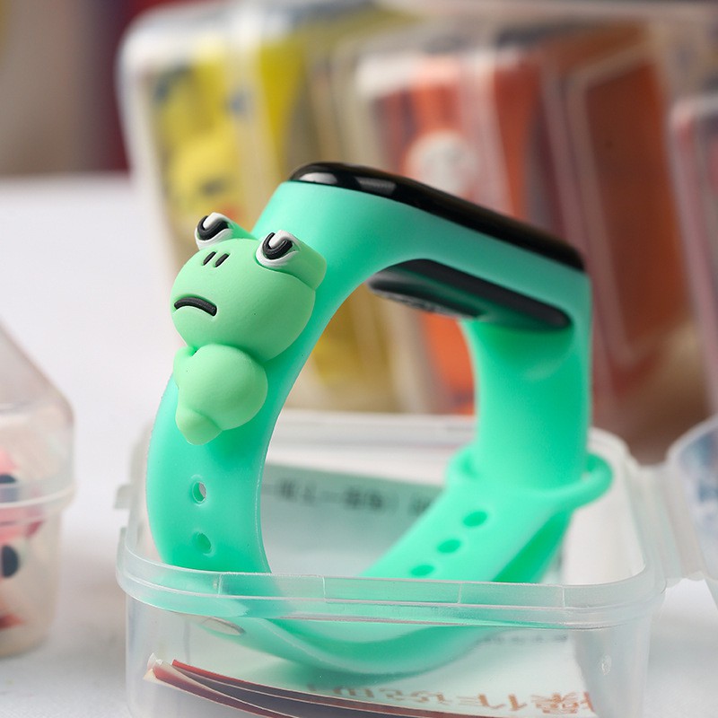 MIKADO - JT127 JAM TANGAN LED TAHAN AIR IP68 JAM TANGAN WANITA LED JAM WANITA JAM KARAKTER JAM LED-Hijau Katak