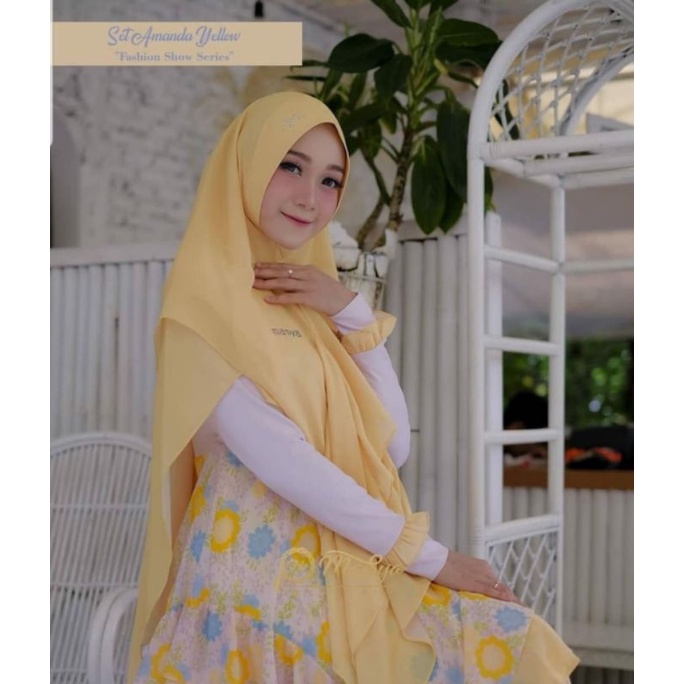 SET AMANDA YELLOW by MADENIA SYAR'I / MASYA / MASYA SALE