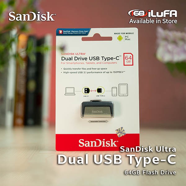 Sandisk Ultra Dual Drive Type C 16gGB32GB,64GB USB 3.1 OTG