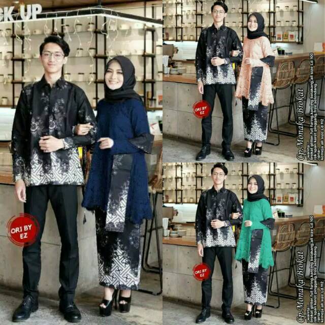 SHOPASHOP SOLO Atasan Brukat Baju  Couple  Pakian Muslim  