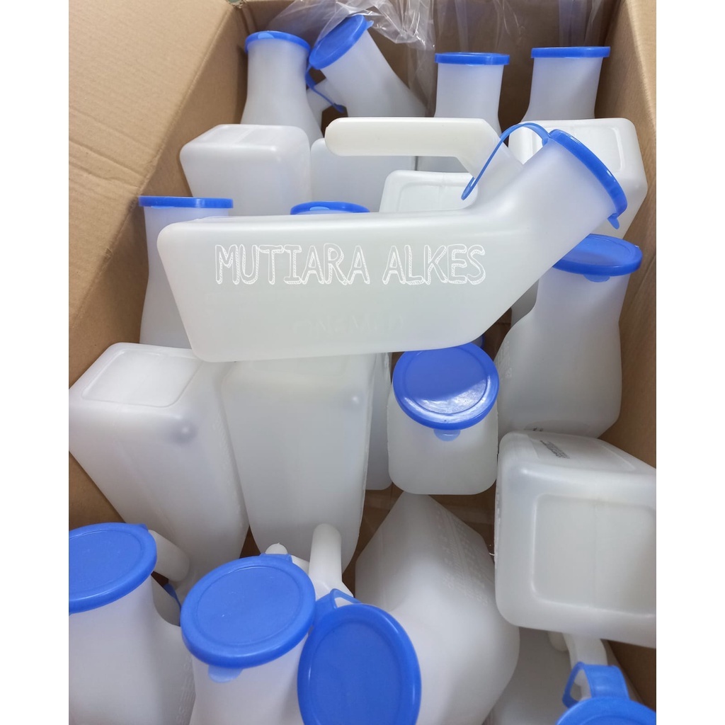 Urinal Cowok Tutup / Botol Penampung Air Seni / Urinal Plastik / Pispot Plastik Cowok - 100% Original