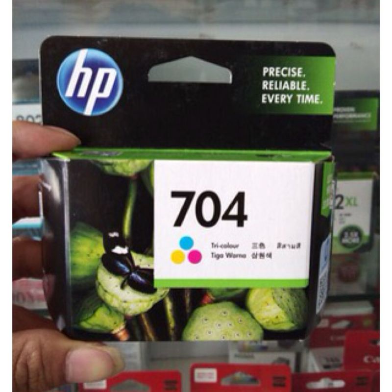 Jual Tinta Cartridge Hp 704 Warna Colour Shopee Indonesia 1820