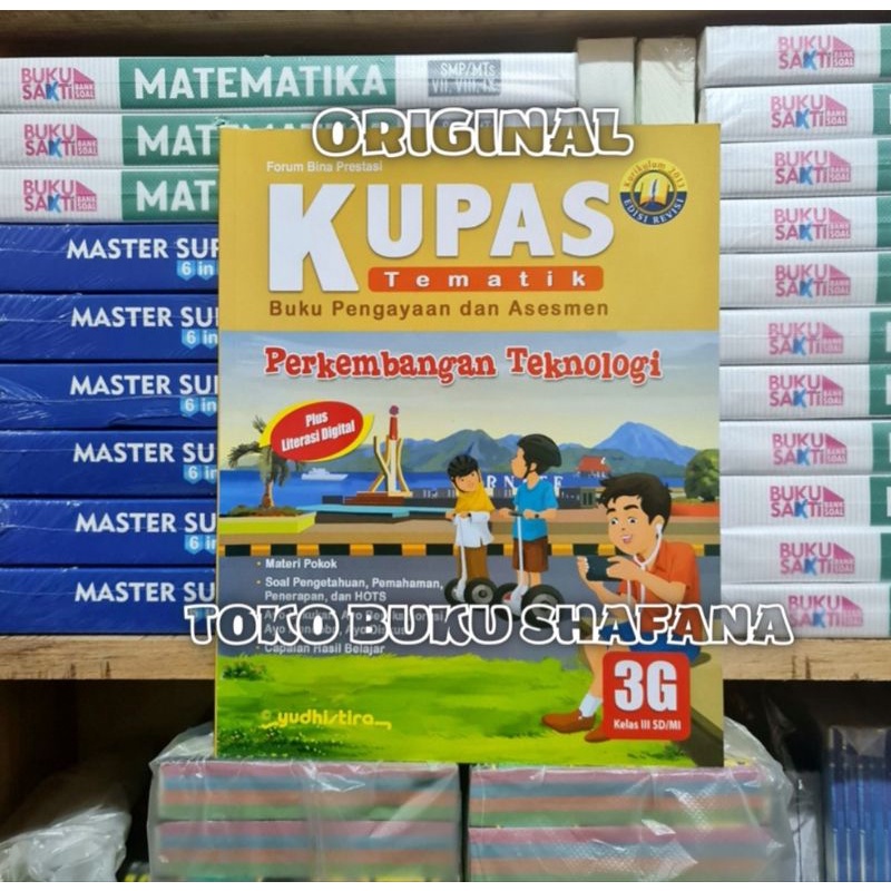 Paket Buku Kupas Tematik 3E 3F 3G 3H Kelas 3 SD Yudhistira K13 Edisi Revisi ( Harga 4 Buku )