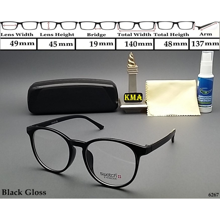 Frame kacamata lensa minus Swatch kacamata Swatch frame sport minus