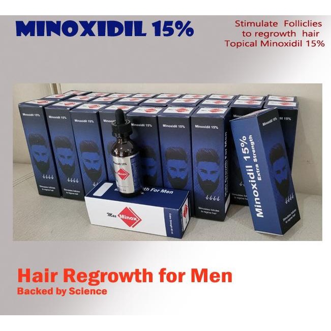 New Arrival  Minoxidil 15%, Penumbuh Brewok Dan Rambut Ak