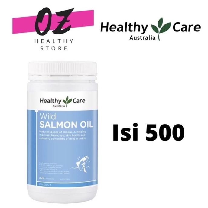 Healthy Care Wild Salmon Oil 1000mg 500 Caps