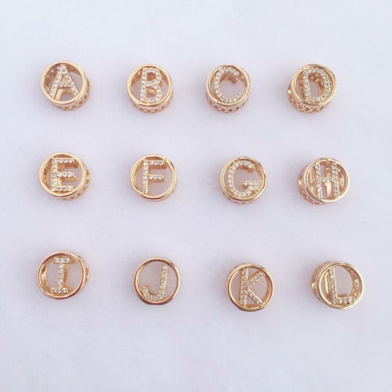 Liontin Huruf/Abjad Gelang Tali Xuping A-L craft liontin emas