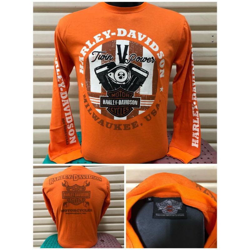 Kaos Harley Davidson Long Sleeve - Milwaukee