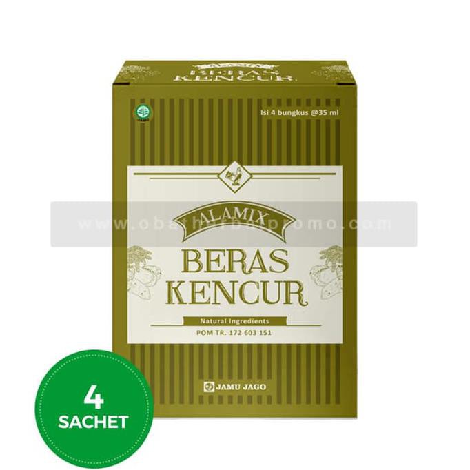 

Produk Terbaik] Jamu Jago Alamix Beras Kencur 4 Sachet Meredakan Batuk Dan Pegal Alami