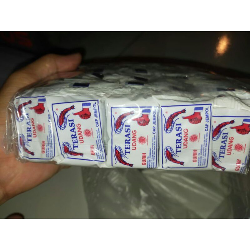 

Terasi Udang Asli Enak Khas Cirebon Kemasan 500 Gram Isi 50 Pcs