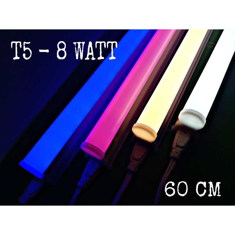 T5 - 8 Watt Led Warna / Lampu TL Neon 60 cm