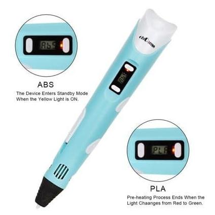 

3D Stereoscopic Printing Pen For 3D Drawing Lukis 3 Dimensi