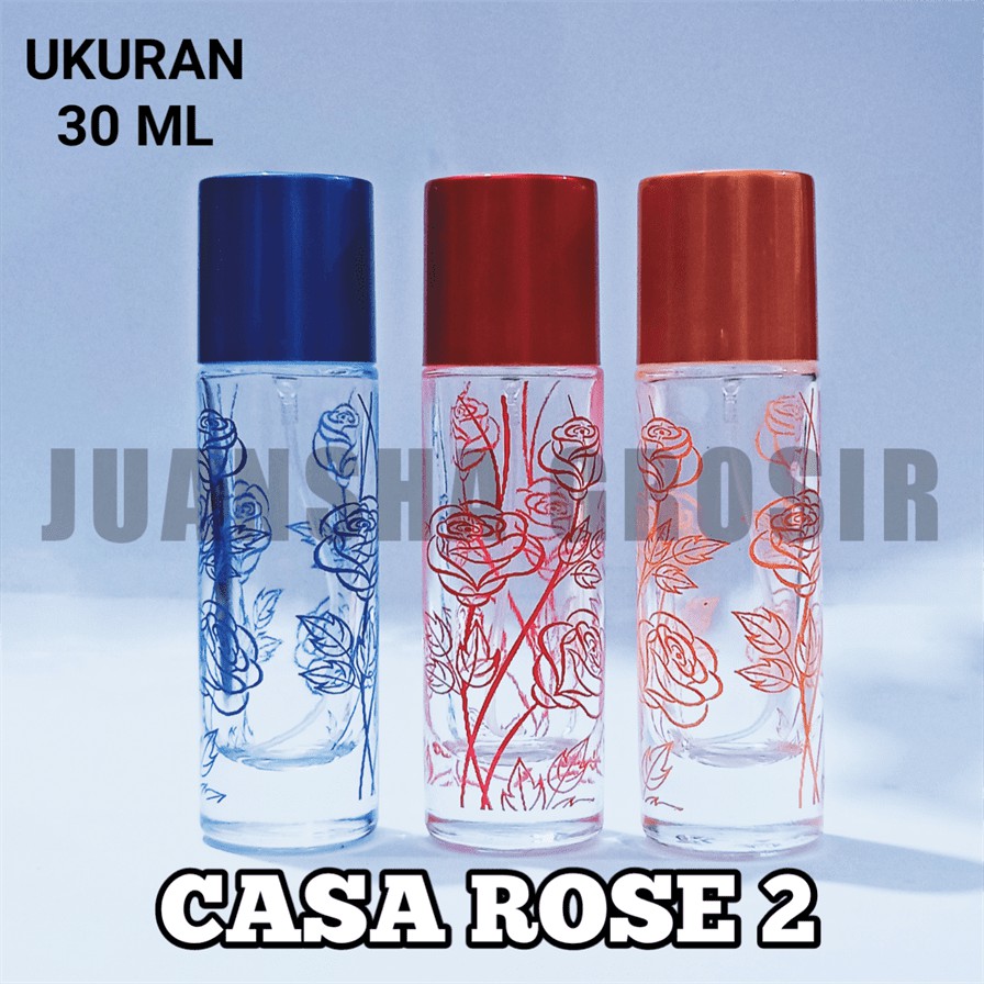BOTOL PARFUM  30ML CASA ROSE 2 // SPRAY || botol parfum 30ml || botol drat
