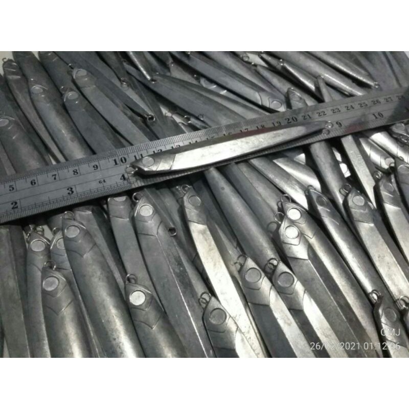 GMJ blank metal jig model JP long 150g, 120g, 100g, 80g &  60G (JIGPARA LONG)