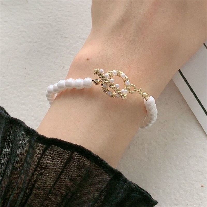 Gelang Mutiara Gaya Retro Korea Untuk Fashion