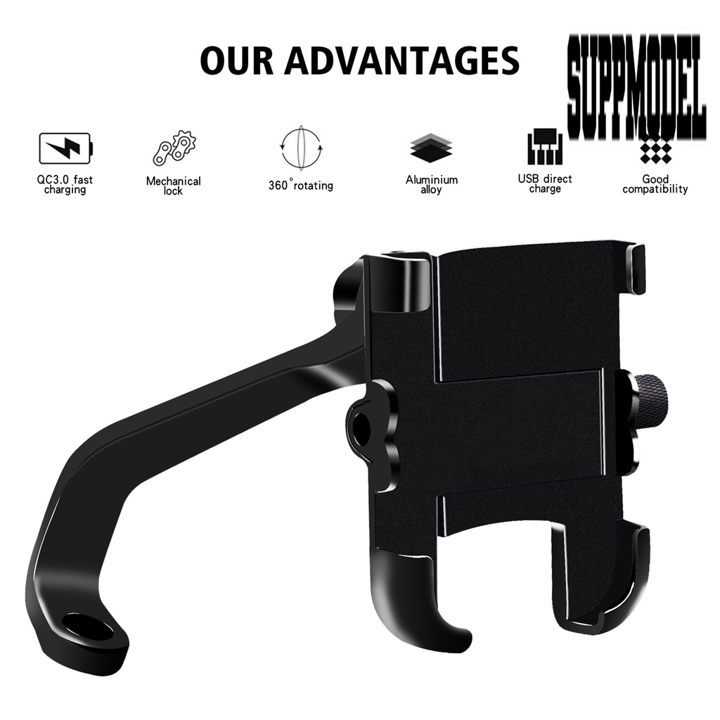 Cs-748d Holder Handphone Universal DC12V-24V Tahan Air Untuk Mobil