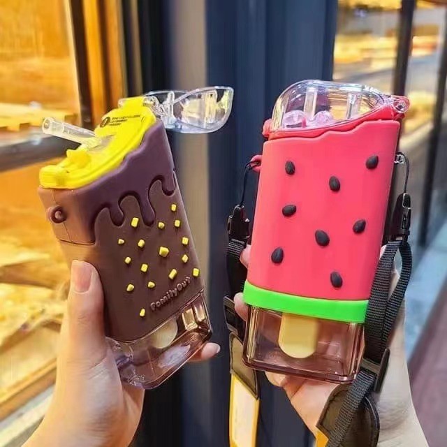 BOTOL MINUM ANAK ICE CREAM 300ML ES KRIM