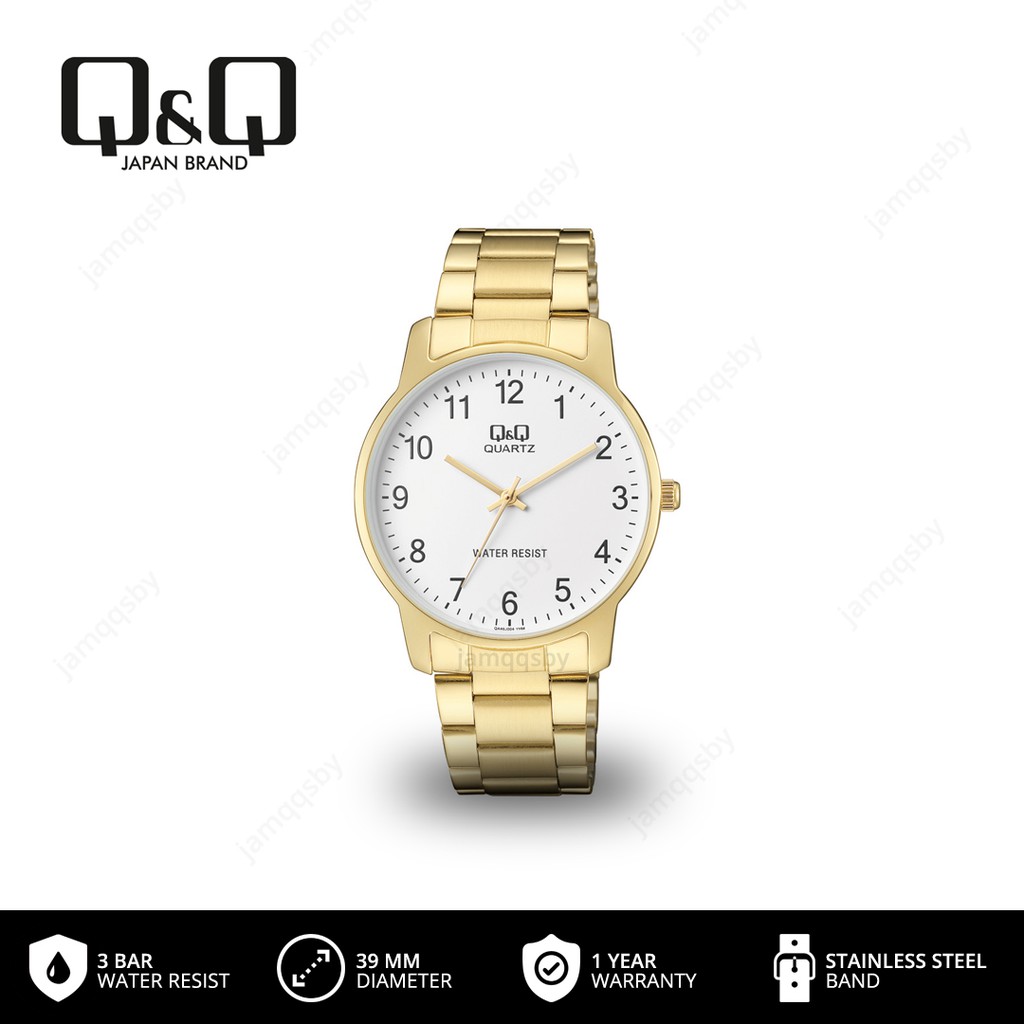 Q&Q QnQ QQ Original Jam Tangan Pria Analog - QA46 QA46JWater Resist