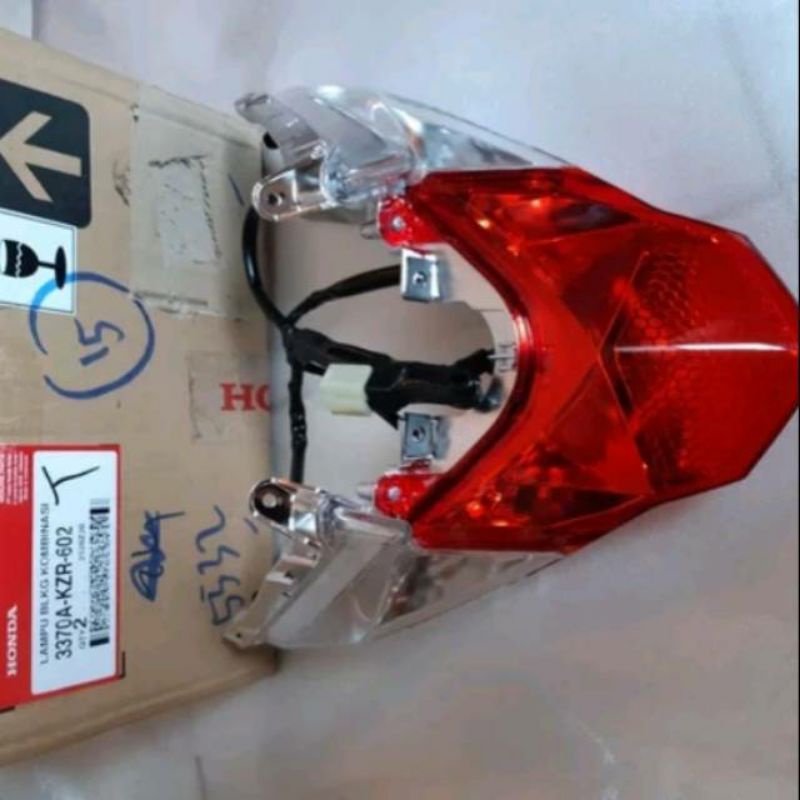 3370A-KZR-602 HGP 100% Stop Lamp Lampu Belakang Vario 125 old lama 2012 - 2014 NON LED 3370AKZR602