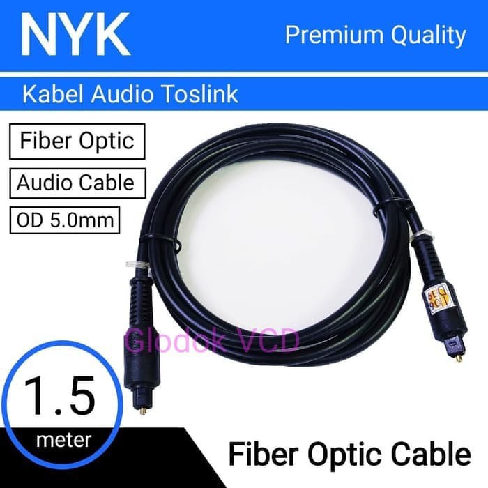 Kabel Audio Digital Optic Toslink 1.5m NYK